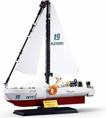 Produktbild von Sluban Modell Steine 1/35 Segelboot 260 Teile Konstruktionsspiel Durchsichtig Durchsichtig One Size