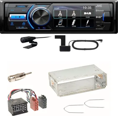 Produktbild von JVC KD-X561DBT Digitalradio Bluetooth USB MP3 FLAC Einbauset für BMW 3er E36 Z3