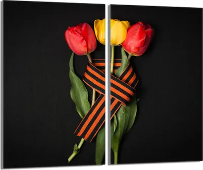 Produktbild von Glas-Herdplattenschutz 2x30x52 Rosen