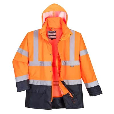 Produktbild von Portwest S768 Warnschutz Executive 5-in-1 Jacke Orange/Navy Gr. 5XL