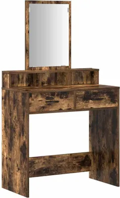 Obrázok produktu pre vidaXL Toaletný stolík z údeného dubu 79 x 41 x 140 cm drevotrieska