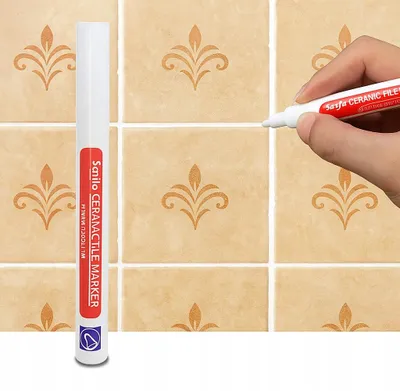 Zdjęcie produktu dla Biały Marker Do Fug Wodoodporny TSG-90 Do Renowacji 1 Szt