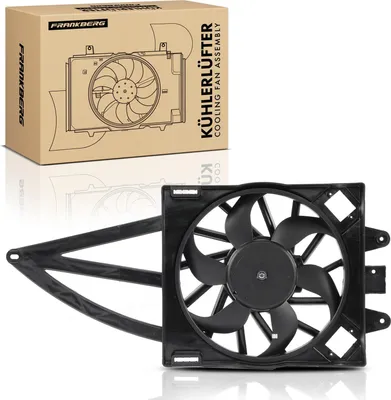 Immagine prodotto di Frankberg 1x radiatore motore monoventola con telaio ventola radiatore Fiat Panda furgone/hatchback 169