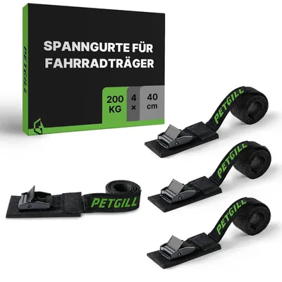 Produktbild von Petgill Befestigungselemente mit Polsterung, 40 cm, 200 kg Tragfähigkeit, 4 Stück