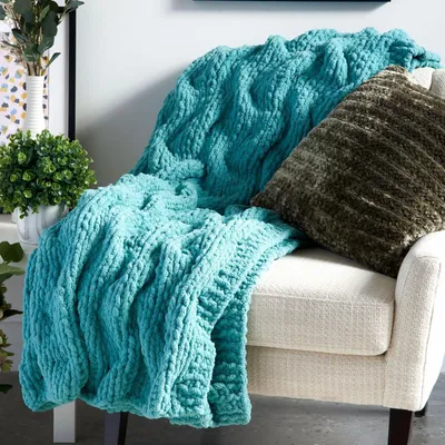 Produktbild von Bernat Blanket Extra Grobe Chenille Acrylgarn - Farbe: Pilz - 2er Pack Jumbo Gewicht Garn für Stricken, Häkeln, Amigurumi, Decken
