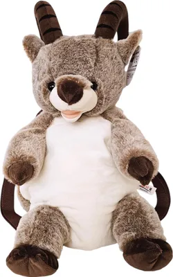 Produktbild von GIRST Plüsch Steinbock Kinder Rucksack braun