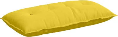Produktbild von vidaXL Rückenkissen Helles Gelb 100 x 19 x 50 cm Stoff