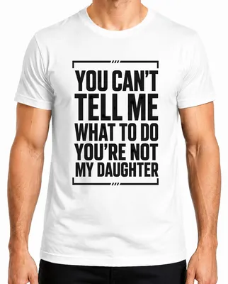 Imagen del producto de Camiseta para hombre, color blanco, talla XXL, con el texto: "No me digas qué hacer, no eres mi jefe". (Estilo sarcástico)