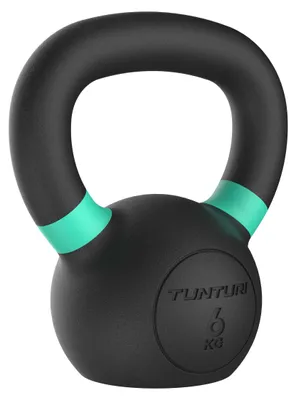 Immagine prodotto di Tunturi Platinum Kettlebell in ghisa - 6 kg - Incluso app fitness gratuita