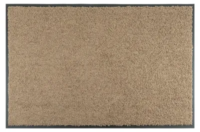Produktbild von Schmutzfangmatte ZANZI 60x90cm Taupe robuste Türmatte aus Recyclingmaterial, Größen