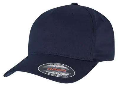 Immagine prodotto di Flexfit - Cappellino da baseball a 5 pannelli TN1356 (S-M) (grigio-blu navy)