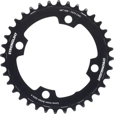 Produktbild von Stronglight Kettenblatt E-Bike BoschGen4 36 Zähne, 4-Arm, Lochkreis 104, NW