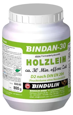Produktbild von BINDAN-30  800 g PE-Dose Füllstofffreier, hochwertiger Kunstharzleim ohne Streckmittel