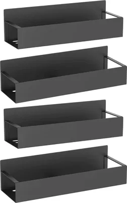 Produktbild von Gewürzregal 4er-Set, Magnetisch Für Kühlschrank, Küchenorganisation Und Aufbewahrung