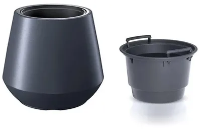 Image de Květináč s vkladem HEOS antracit 39,5cm (varianta IV)