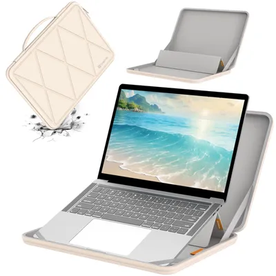 Zdjęcie produktu dla Solidchoice - Twarde, ochronne etui na laptopa o przekątnej 15,6 cala, kolor biały
