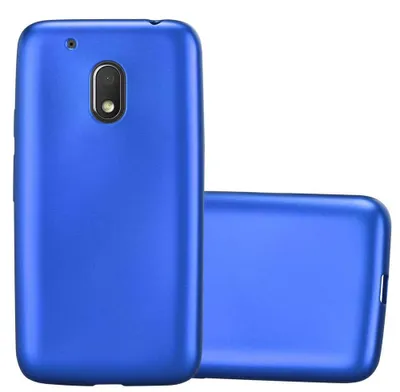 Image de Cadorabo Housse pour Motorola MOTO G4 PLAY Housse en bleu Housse pour portable TPU silicone Etui Cover Case