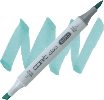 Obrázok produktu pre COPIC Ciao obojstranný štetec a dláto, BG13 Mätovo zelená