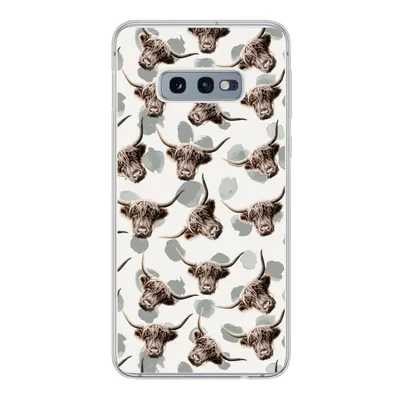 Produktbild von MuchoWow® Handyhülle Schutzhülle Hülle für Samsung Galaxy S10e Kuh - Schottischer Highlander - Tiere Silikon Softcase Handy Hülle - Handy