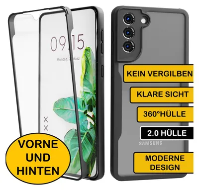A product image showing a phone case and a phone with a screen protector.