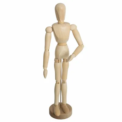 Produktbild von Schaufensterpuppe - Holz - 9x33 cm - Atmosphera créateur d'intérieur
