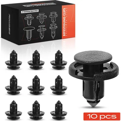 Imagen del producto de Clips de fijación para parachoques y guardabarros, 10 unidades, compatibles con Nissan 370Z, Toyota Avensis, Lexus y Tesla
