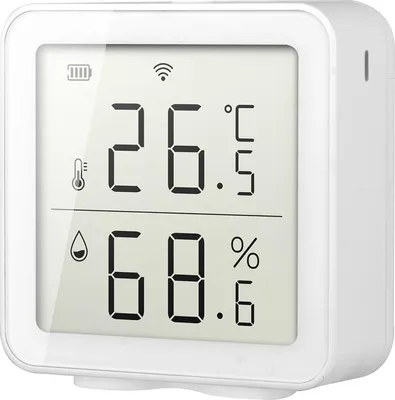 Obrázek produktu pro Chytrý WiFi senzor vlhkosti vlhkoměr venkovní vnitřní teploměr digitální LCD displej monitor teploty