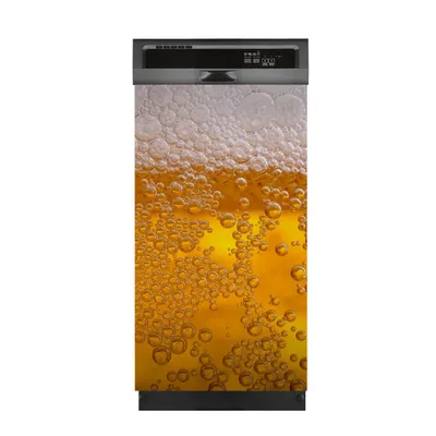 Produktbild von Magnete Dekorative 45x80 cm Küche Magnetmatte Spülmaschine - Bier mit Blase