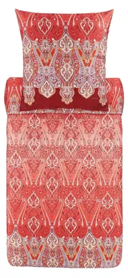 Bettwäsche-Set Bordeaux, Baumwollsatin, 155x220 + 80x80 cm