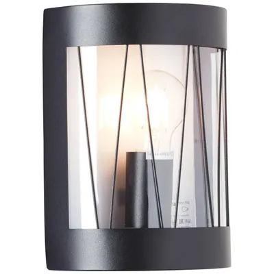 Produktbild von Brilliant Reed Außenwandleuchte E27 IP44 Schwarz Matt 44680/63