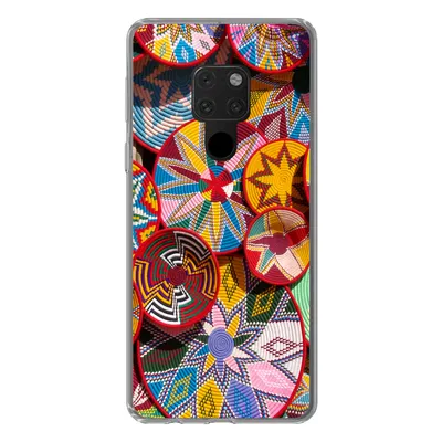 Produktbild von MuchoWow® Handyhülle Schutzhülle Hülle für Huawei P40 Lite Kreis - Muster - Farben Silikon Softcase Handy Hülle - Handy