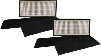 Produktbild von vhbw 4-teiliges Filter-Set kompatibel mit Honeywell W-9071E, HAP-16200E Luftreiniger - Vorfilter, Aktivkohle+Hepa