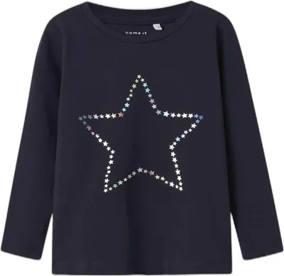 Image de T-shirt manches longues Name It 50050173141331 pour Fille