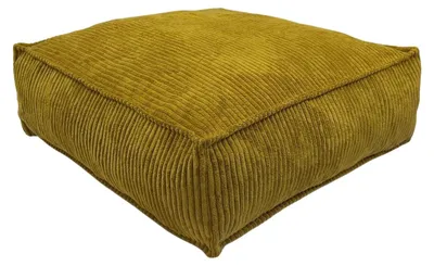 Produktbild von Poso großes Sitzkissen, Senfgelb, Cord, 60x60
