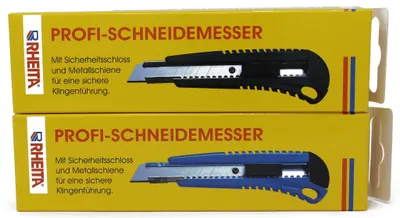 Produktbild von Cutter 18mm, Metallschiene sichere Klingenführung sortiert