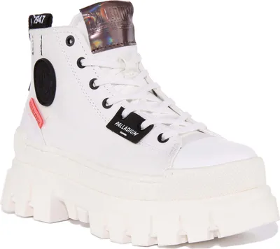 Produktbild von Palladium Revolt Boot Tx Frauen Schnürung Le wand Vegane Stiefelette Weiß – undefined / Weiß