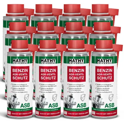 Produktbild von MATHY-ASB Benzin AGR-Ventil-Schutz 12 x 200 ml - Benzin-Additiv zum Schutz vom AGR-Ventil