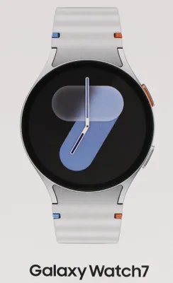 A close-up marketing image of a Samsung Galaxy Watch 7.