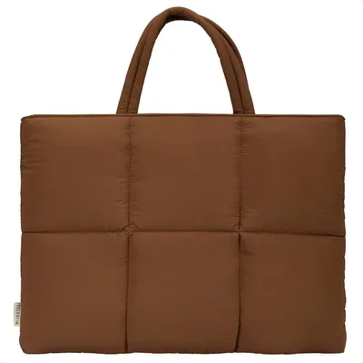 Produktbild von Selencia Vaya Puffy Laptoptasche 16 Zoll - Mocha Brown