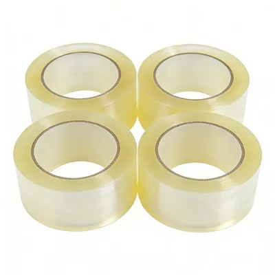 Produktbild von Neunx 4x Klebeband Paketklebeband Packband Paketband Kleber PP 50 mm x 66 m Paket Band für Päckchen Umzugs-Kartons Verpackung Transparent - 4 Rollen
