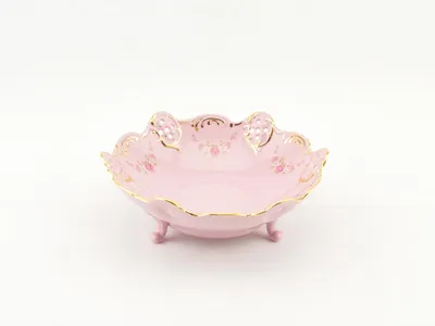 Produktbild von Schale 17 cm, rosa Porzellan, Blumen, Leander