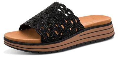 Produktbild von Marco Tozzi Plateau Pantoletten Damen 32313932333839 Schwarz 40 EU