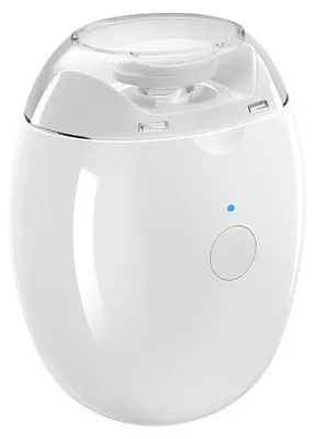 Produktbild von Elektrischer Nagelknipser Baby, Nagelfeile mit LED-Licht und 3 Geschwindigkeiten, automatischer Nagelschleifer, Weiß, inkl. Ersatzaufsatz