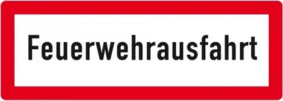 Produktbild von Dreifke® Schild I Hinweisschild Feuerwehrausfahrt, Aluminium RA0, reflektiere...
