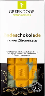 Produktbild von GREENDOOR Badeschokolade Ingwer Zitronengras