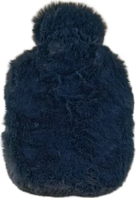 Produktbild von Fashy Wärmflasche 2 L mit hochwertigem, softem Flauschbezug schwarz