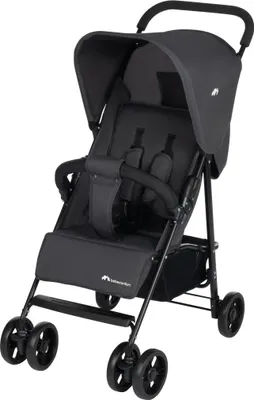Produktbild von Bebeconfort Foggy Buggy, Baby Kinderwagen,0-3,5 Jahre, tragbarer & leichter Reisebuggy,Liegeposition für Neugeborene,kompakt faltbar, Mineral Graphite