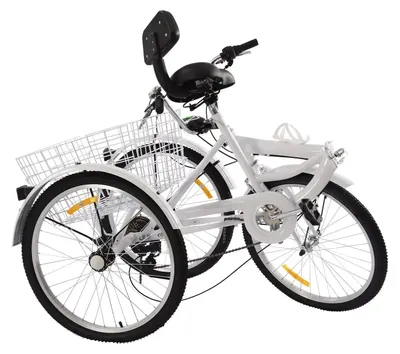 Zdjęcie produktu dla Trójkołowy rower dla dorosłych - Trójkołowy rower dla osób dorosłych - Rower miejski - Wygodny trójkołowy rower