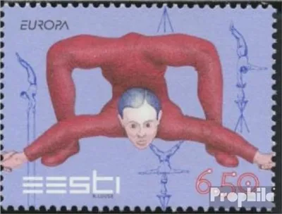 Produktbild von Briefmarken Estland 2002 Mi 437 (kompl.Ausg.) postfrisch Zirkus