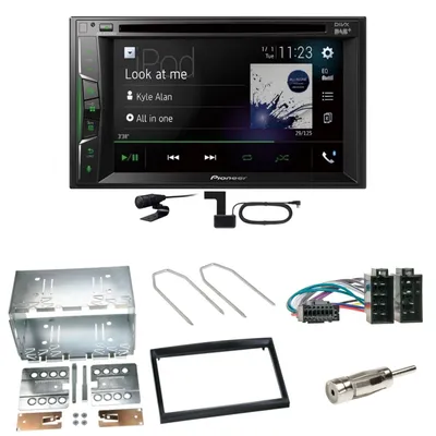 Produktbild von Pioneer AVH-A3200DAB Bluetooth DAB CD Einbauset für Peugeot 307 Citroen C2 C3